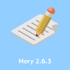 テキストエディター「Mery」ベータ版 Ver 2.6.3 を公開、64 ビット版も追加