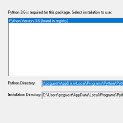 Python for Windows (pywin32) Extensions のインストール 3